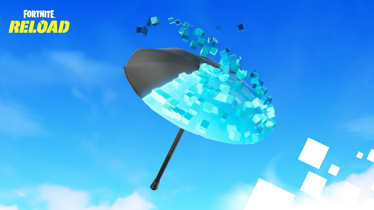 The Rezzbrella Glider in Fortnite Reload