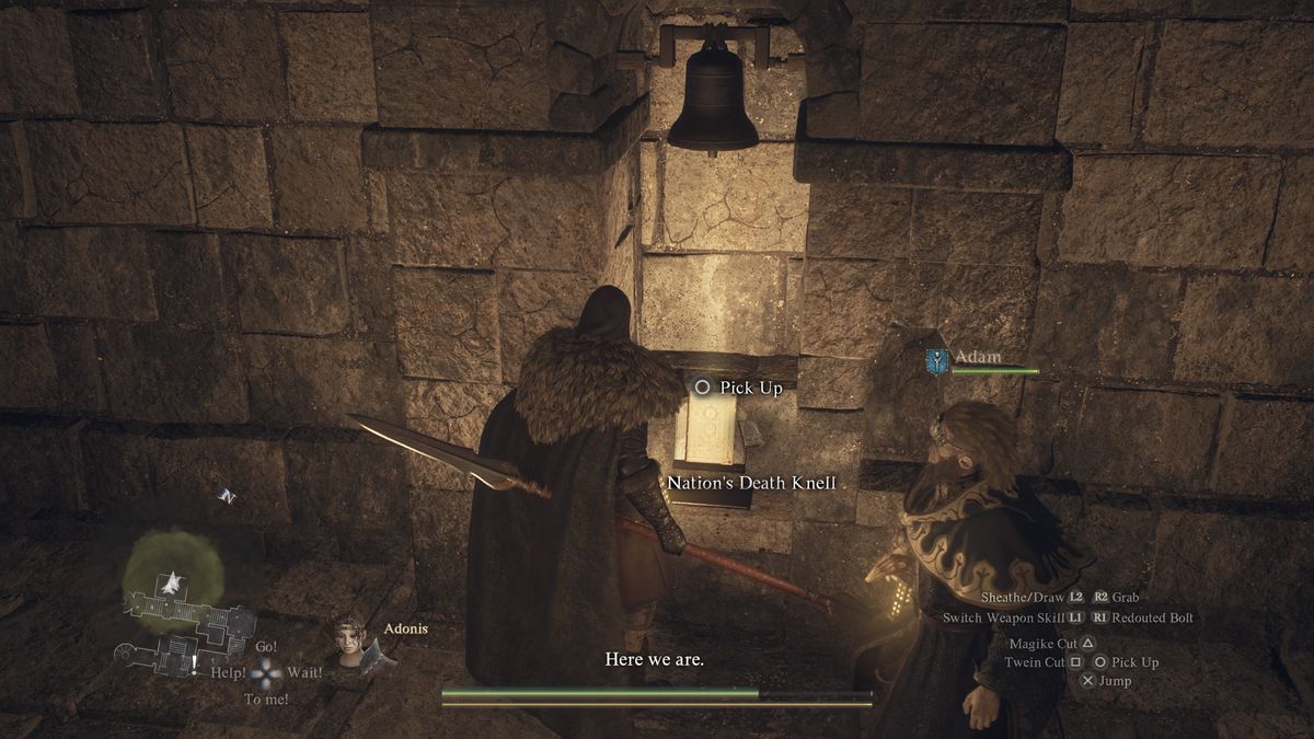 Dragon’s Dogma 2 picking up Nation’s Death Knell in the Ancient Battleground