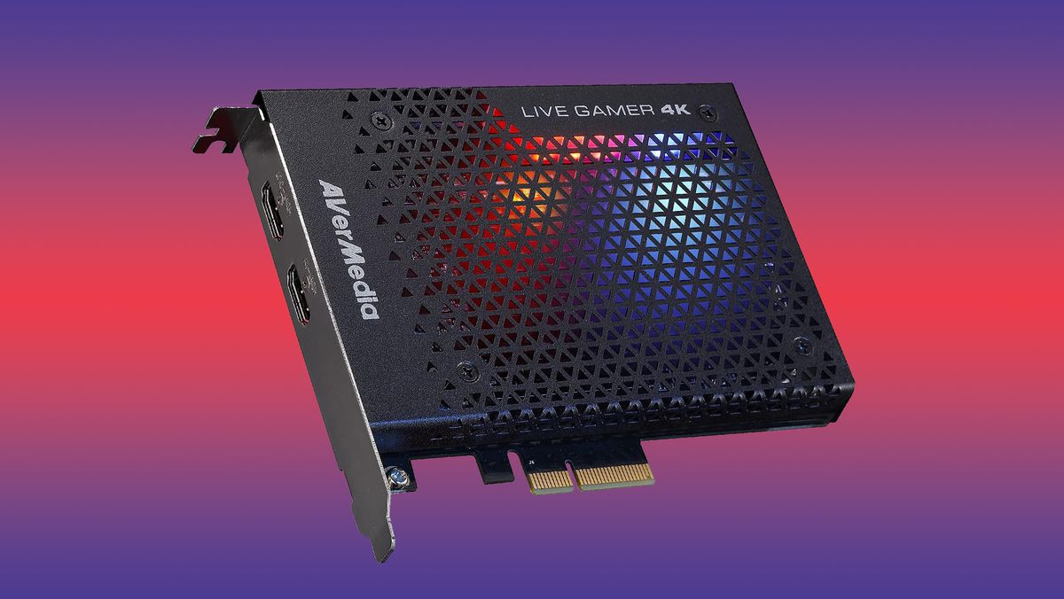 A stock photo of the AVerMedia 4K60 HDR10