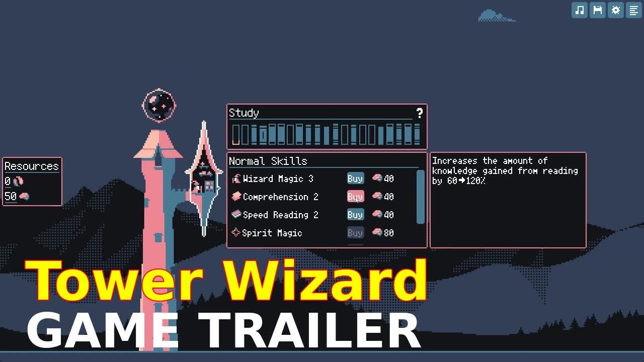 Tower Wizard – Trailer | Magic Tower Incremental Idle Game 2025 - YouTube