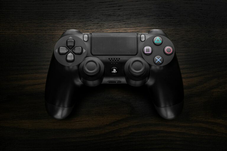 Xbox gaming controller on dark surface showing modern console gaming setup