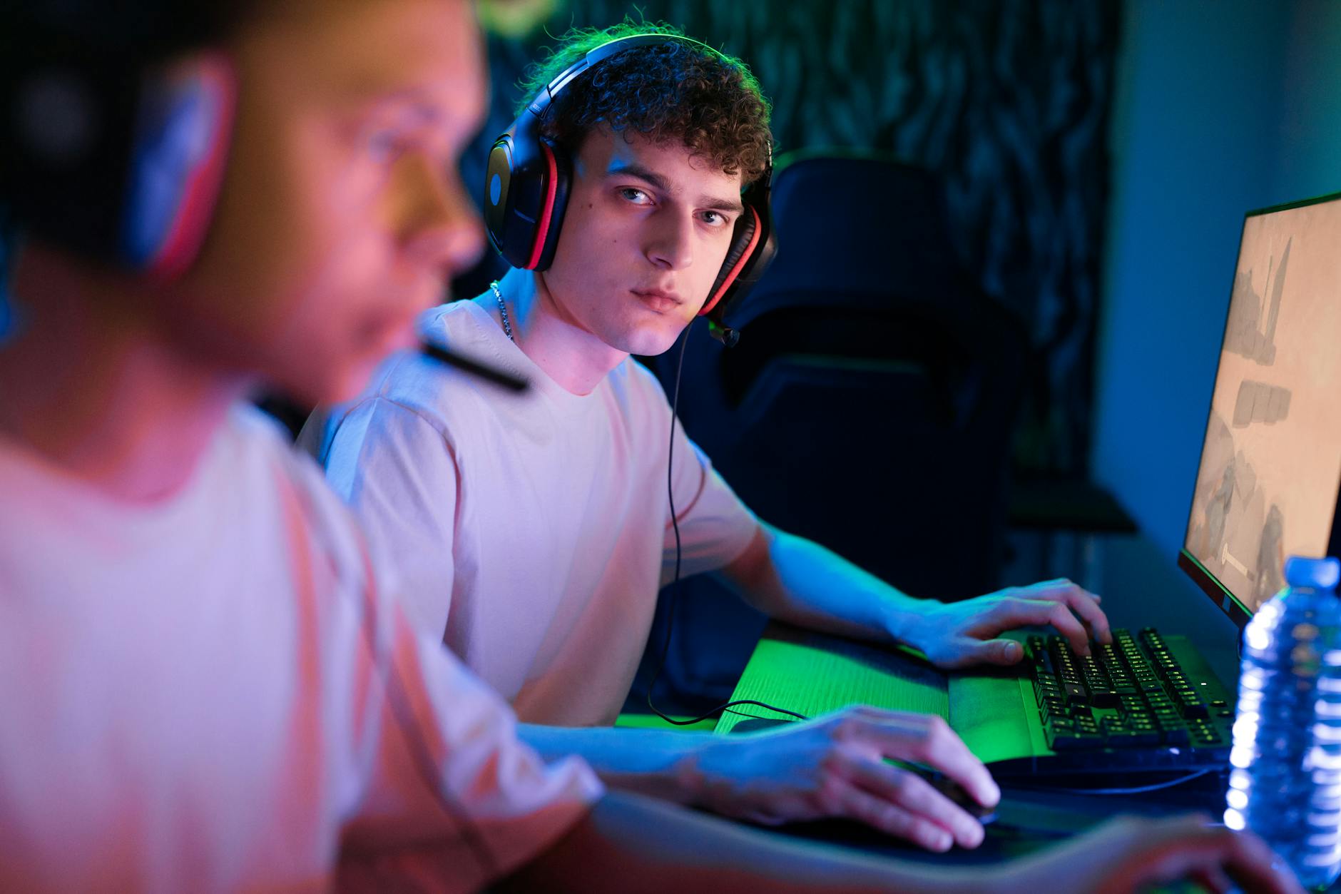 Gamers connecting and interacting through digital platforms