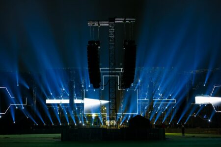 Fortnite’s Concert Revenue Now Rivals Traditional Music Venue Sales Colorful concert stage with dramatic lighting and effects