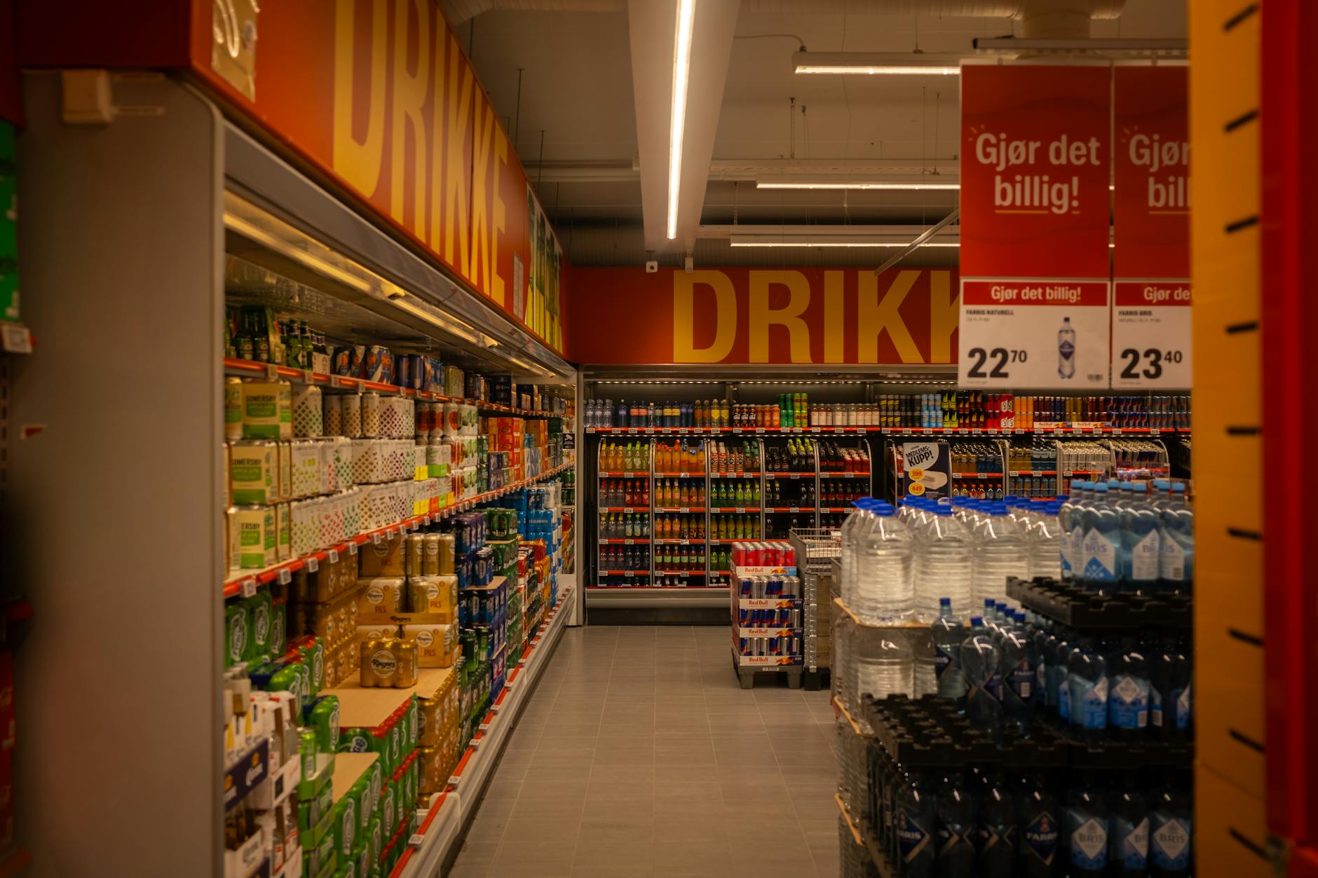 Product shelves in a retail store, representing video game sales and pricing