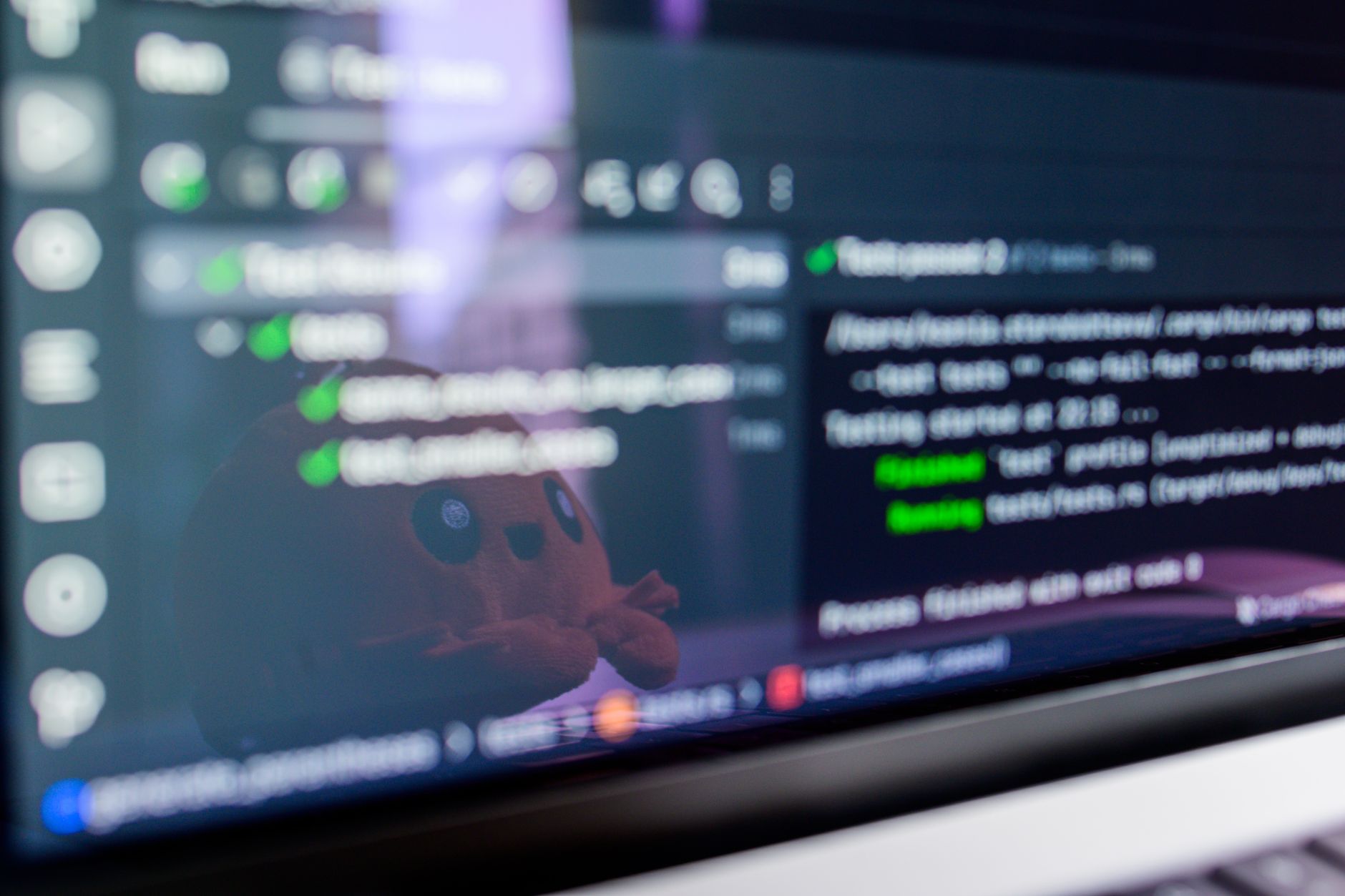 A software launcher application open on a desktop screen, illustrating proprietary game launcher design