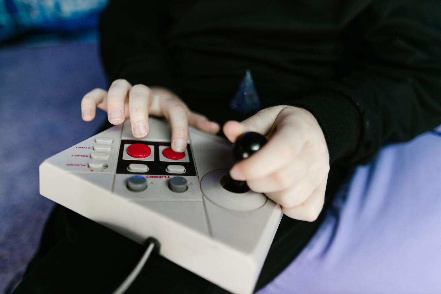 Switch 2’s Joy-Con 2 Drift Fears Are Already Shadowing Early Adopters Close-up of a modern gaming controller thumbstick against a dark background