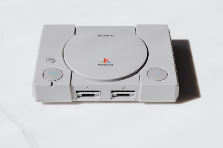 A classic gaming console on a table, representing nostalgia for retro platformer franchises