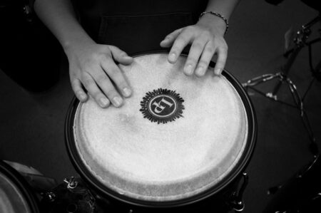 Donkey Kong Bananza’s Muted Soundtrack Reception Is Straining Legacy Fans Close-up of jungle drums representing the percussive musical style of classic Donkey Kong games