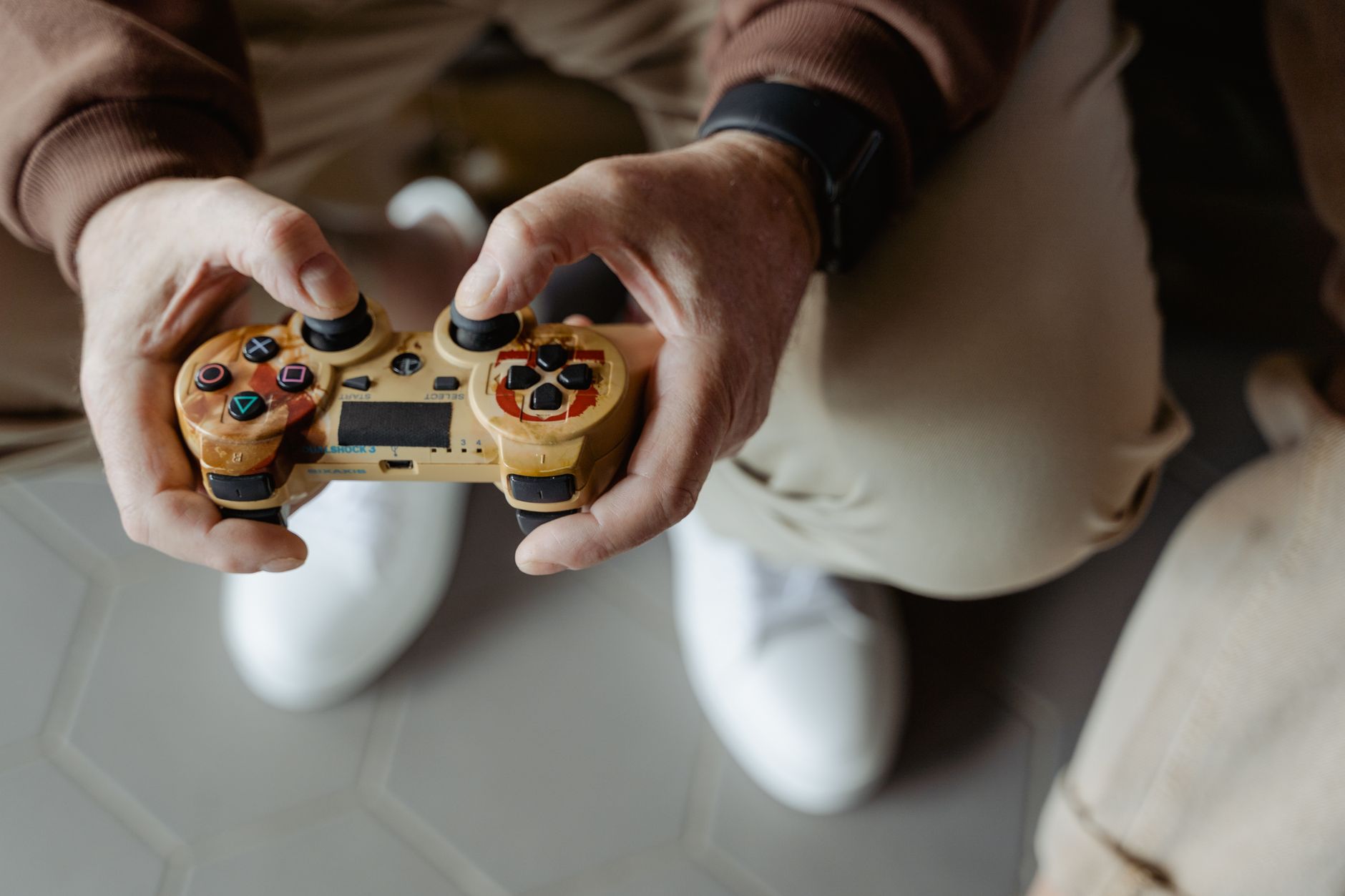 A game controller resting on a surface, symbolizing console players waiting for a home release of the new Star Fox game