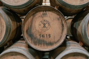 A wooden barrel reminiscent of classic video game iconography, representing the missing Checkpoint Barrels in Donkey Kong Bananza